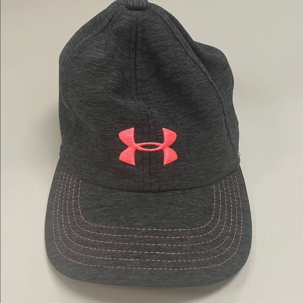 Under Armour Charcoal and Neon Pink Cap